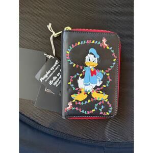 Disney's Donald Duck Loungefly Christmas Lights Wallet BNWT.